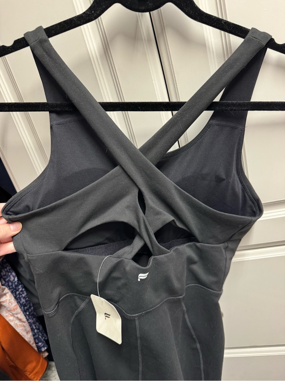 Fabletics Black Scoop-Neck Sleeveless Jumpsuit - Picture 2 of 4
